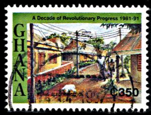 Ghana 1407, used, Rural Electricification