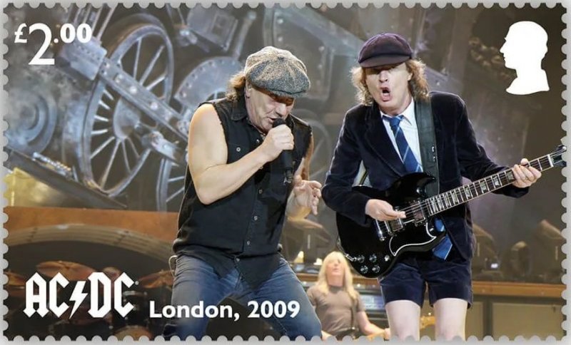 AC/DC Full Sheet £2.00 x 60 - 2009