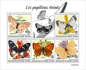 GUINEA - 2023 - Butterflies - Perf 5v Sheet - Mint Never Hinged