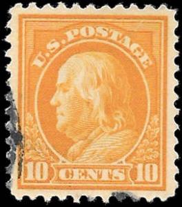 1916 US SC # 472  F VF  USED NH ng  FACE FREE CANCEL  -   SOUND