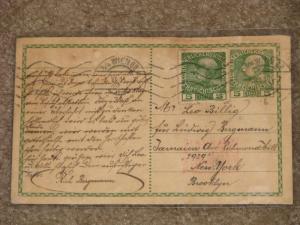 1 Austria Uprated Postal Card, Wein Postmark to Brooklyn, N.Y., 1915