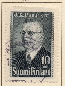 Finland 1947 Early Issue Fine Used 10m. NW-266055