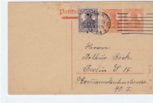 Germany Dresden 1920 to Berlin  postal stationary stamps card R21324