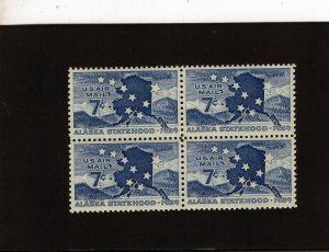 C53 Alaska, MNH blk/4