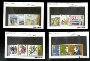 GREAT BRITAIN (44) Complete Mint Never Hinged Sets