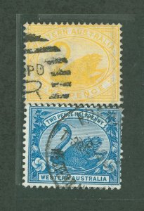 Western Australia #74-75 Used