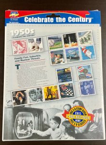 3182-3191 Celebrate The CENTURY Collection 10 Sheets of MINT stamps face 48.90 