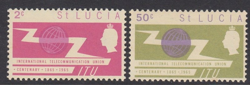 St Lucia 197-8 ITU mnh