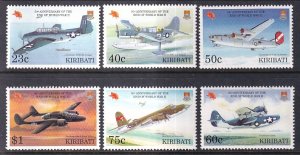 Kiribati 662-667 Airplanes MNH VF