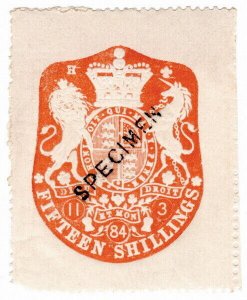 (I.B) QV Revenue : General Duty Adhesive 15/- (die H) series 5 - unlisted