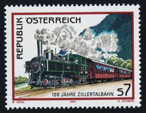 Austria 1840 MNH Train, Zilltertal Railway