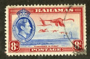 BAHAMAS 108 USED SCV $3.25 BIN $1.50 BIRDS