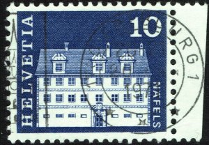 Switzerland #441  Used - 10c Nafels, Freuder Mansion (1968)