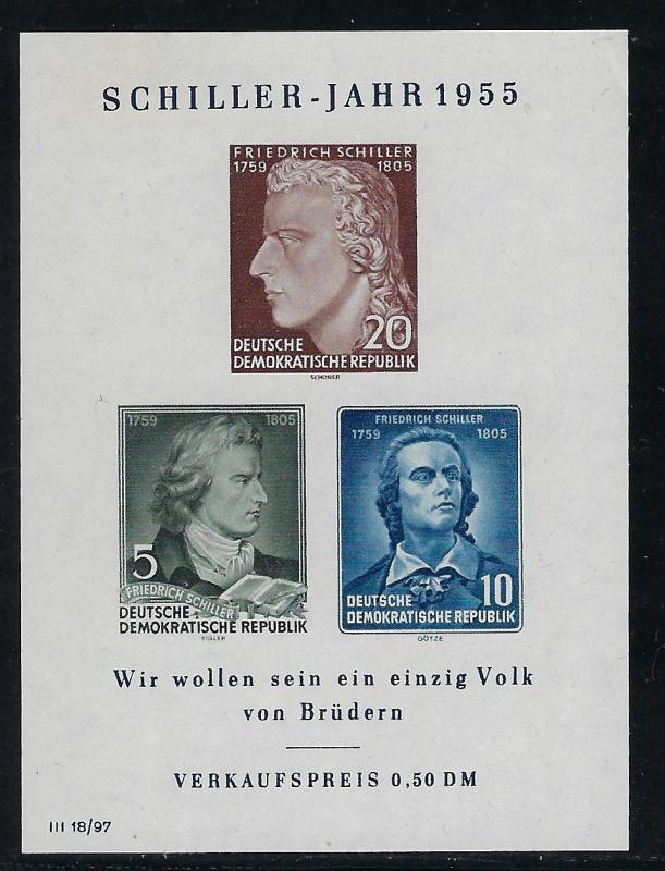 Germany DDR Scott # 243a, mint nh, s/s