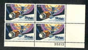 1529 Skylab MNH Plate Block LR