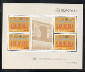 Portugal Sc 1573a 1984 Europa stamp sheet mint NH