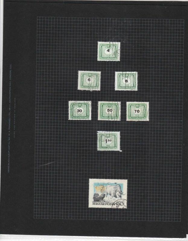 hungary 1954-55 stamps page ref 17652