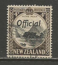 New Zealand   #O67  Used  (1936)  c.v. $1.10