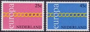 Netherlands - 1971 - Scott #488-89 - MNH - Europa