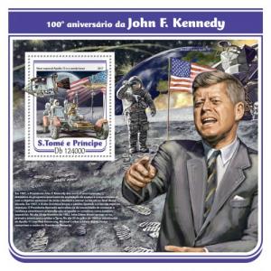 SAO TOME E PRINCIPE 2017 SHEET JFK KENNEDY PRESIDENTS st17112b