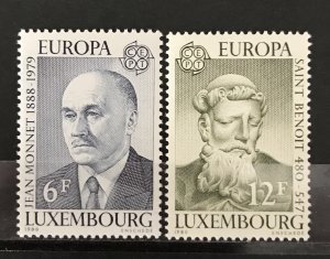 Luxembourg 1980 #641-2, MNH, CV $1.70