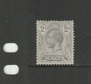 Malta 1921/2 Script CA 2d MM SG 100