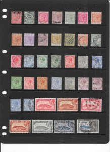 GIBRALTAR S/SHEET CONTAINING 39 MINT/USED STC 155+