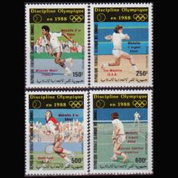 COMORO IS. 1988 - Scott# C183-6 Olympics Winners Set of 4 NH