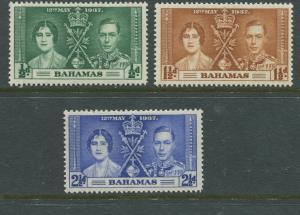 Bahamas #97-99 Coronation MLH  Scott CV. $1.15