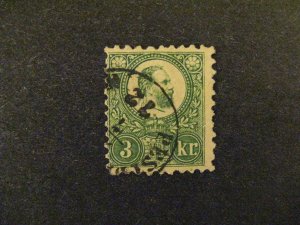 Hungary #8 used thin spot a22.11 6847