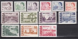 Canada # 454 / 465B, Partial Set, NH, Third Cat.