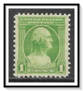 US #705 Washington Bicentennial MH