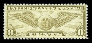 PCBstamps     US C17 8c Winged Globe, MNH, (6)