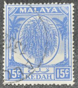 DYNAMITE Stamps: Malaya Kedah Scott #71  USED