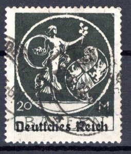 German States Bavaria Scott # 275, used