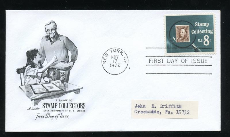 US 1474 Stamp Collecting ADDR ArtMaster FDC