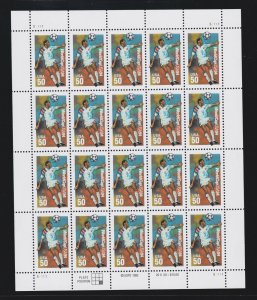 US 2836 50c World Cup Soccer Mint Stamp Sheet OG NH