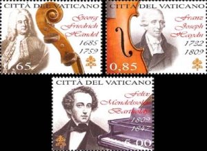 2009 - VATICAN - Scott #1427-29 - MNH **