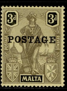 MALTA GV SG149, 3d black-yellow, M MINT.