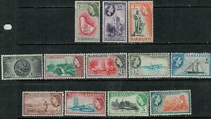 Barbados SC 235-247 Mint 1953-1957 Set 