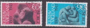 Norway # 545-546, Sculptures by Vigeland, Used, 1/2 Cat.