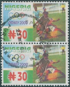 Nigeria 2000 SG761 30n Women's Football pair FU