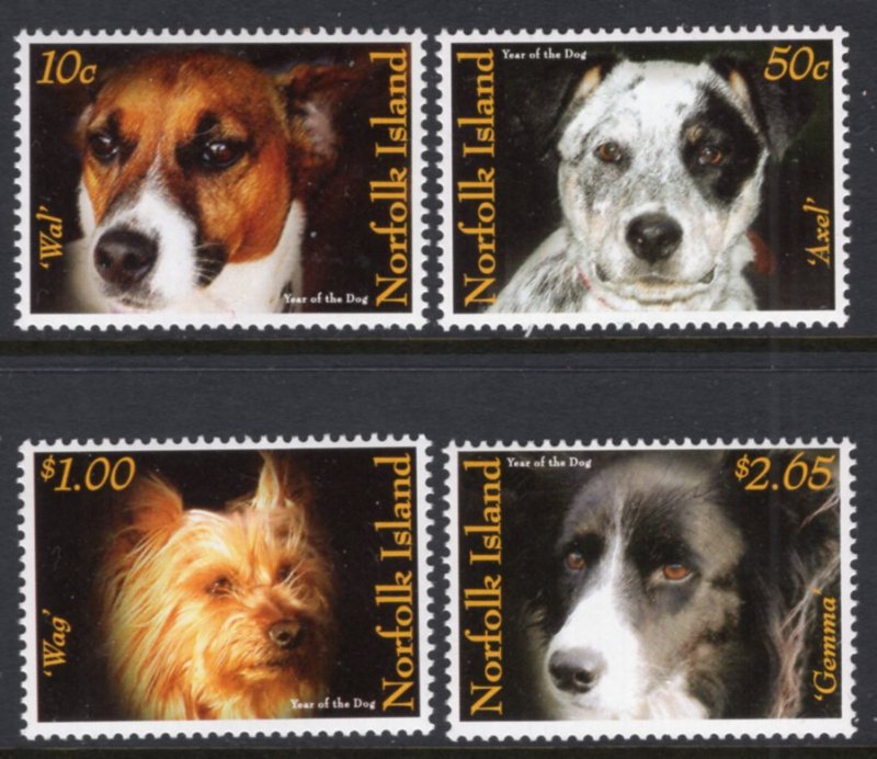 Norfolk Island 889-892 Dogs MNH VF