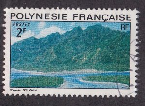 French Polynesia # 278, Lagoon & Mountains, Used, 1/3 Cat.