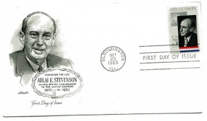 1275 Adlai Stevenson, Artmaster,  FDC