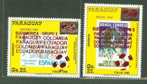 Paraguay #2284-2285 Mint (NH) Single (Complete Set) (Soccer)