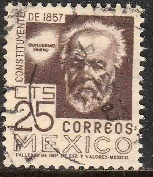 MEXICO 897A, 25c Cent of Constitution. Used. F-VF. (1096)