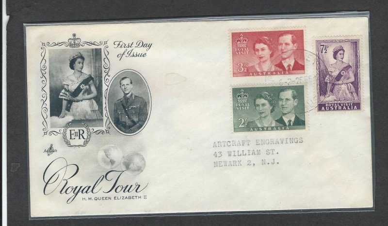 Australia    first day cover sc#  267-269