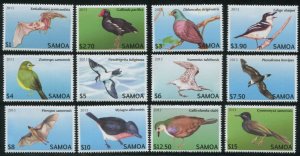 2013 Samoa 1105-1116 Birds 41,00 €