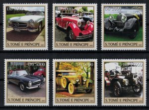 S. TOME E PRINCIPE 2003 - Vintage cars/ complete set MNH
